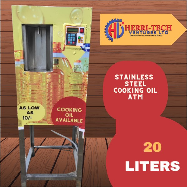 20 Liters cooking oil vending machine (Stainless steel)