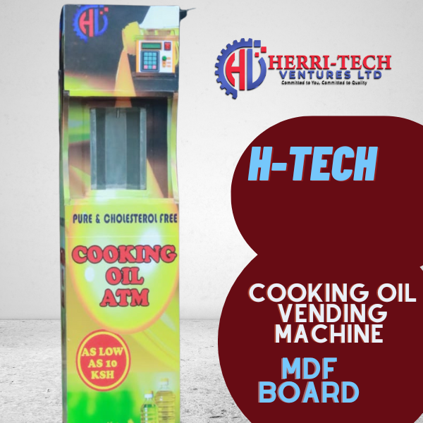 H-TECH 20 LITRES COOKING OIL VENDING MACHINE (MDF Concept)