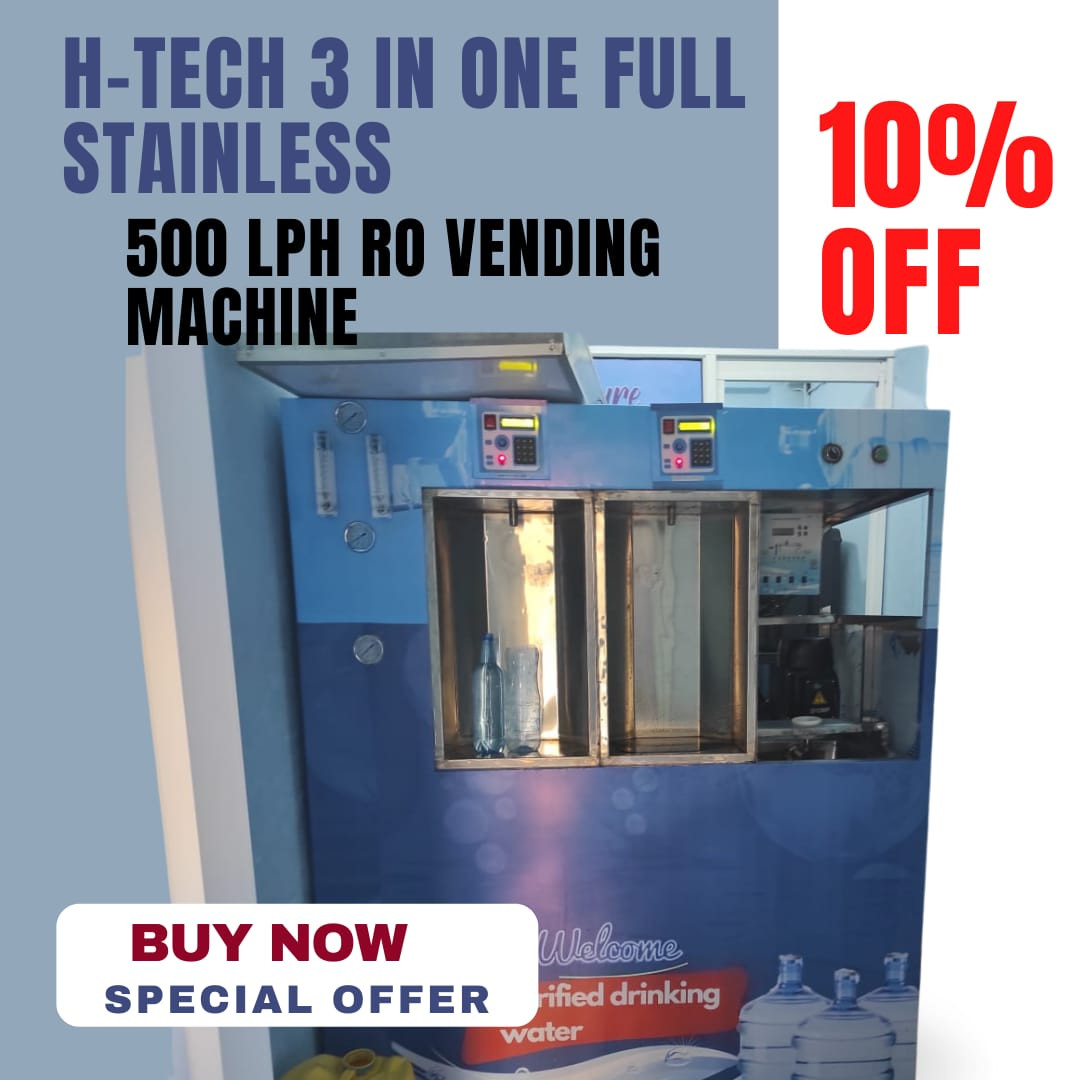 500 LPH RO VENDING MACHINE(semi automatic)