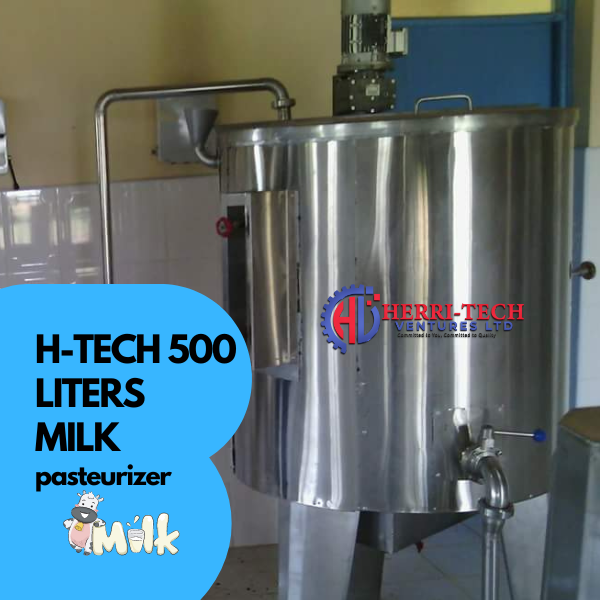500 Liters milk pasteuriser machine