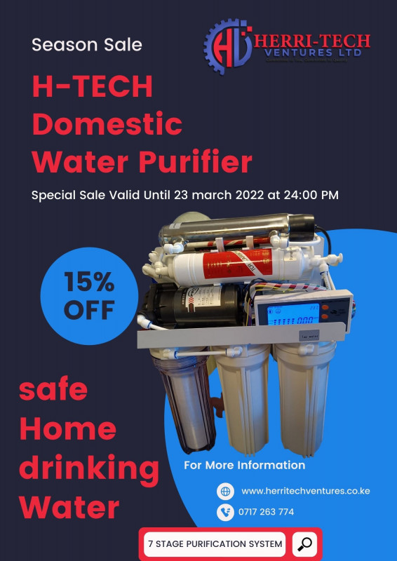 7 stage Domestic water purifier