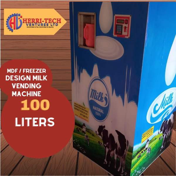 100 Liters Milk vending machine (mdf concept)