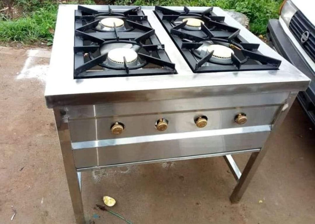 stainless commercial 4 burner  high pressure cooker