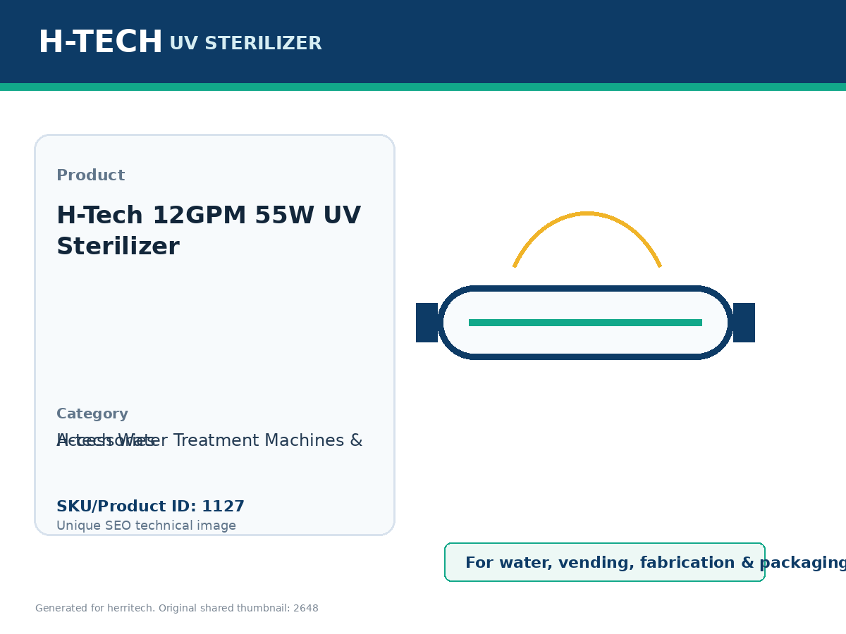 H-Tech 12GPM 55W UV Sterilizer – price in Kenya