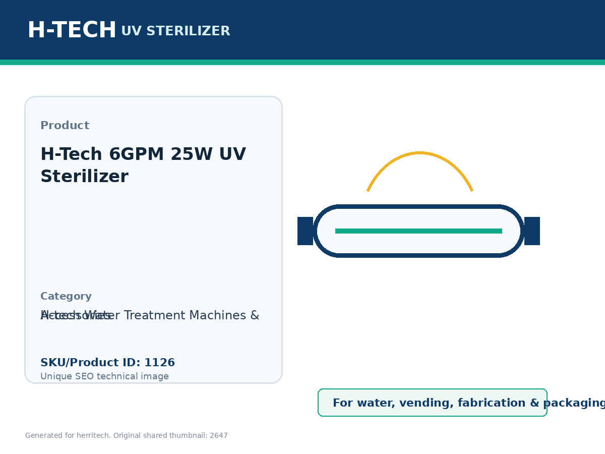 H-Tech 6GPM 25W UV Sterilizer – price in Kenya