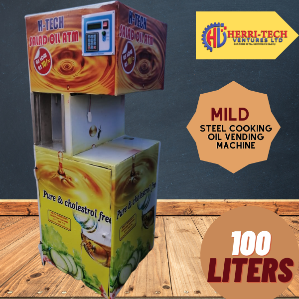 100 Liters cooking oil vending machine (Mild steel)