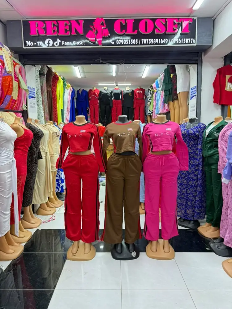 Crop Top and Wide-Leg Trouser Set