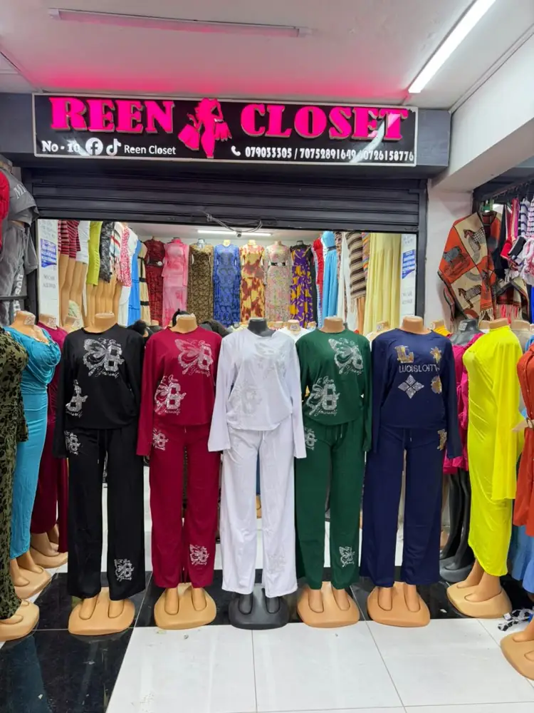 Embroidered Rhinestone Tracksuit Set