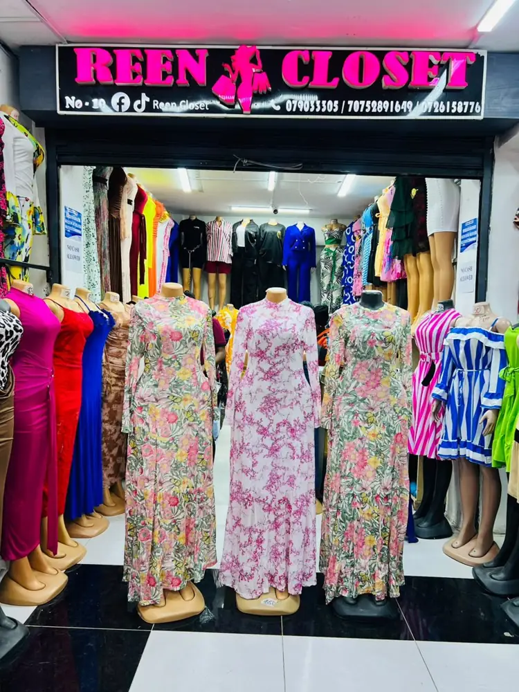 Floral Long-Sleeve Maxi Dress