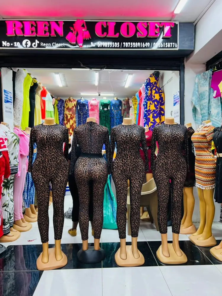 Leopard Print Long-Sleeve Jumpsuit