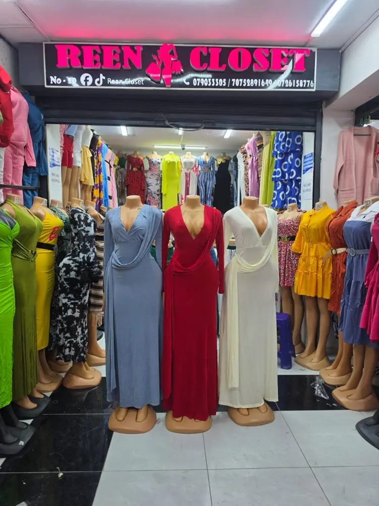 Wrap V-Neck Long-Sleeve Maxi Dress