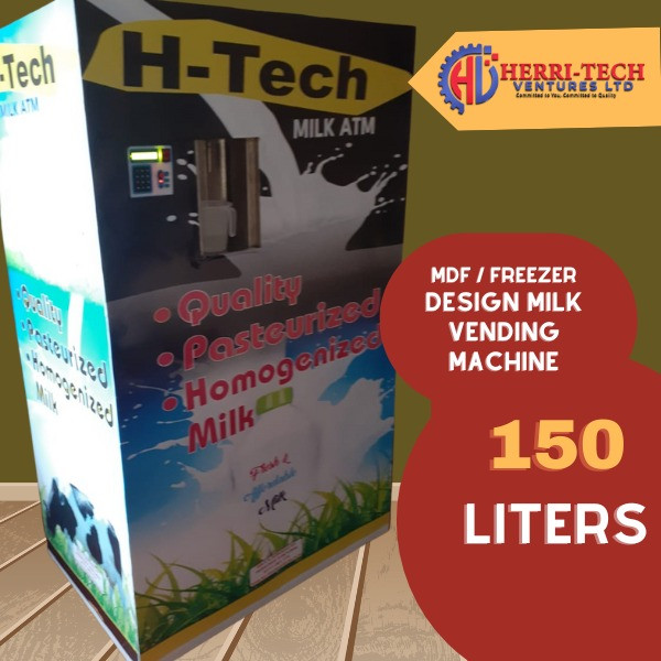 150 Liters Milk vending machine (mdf concept)