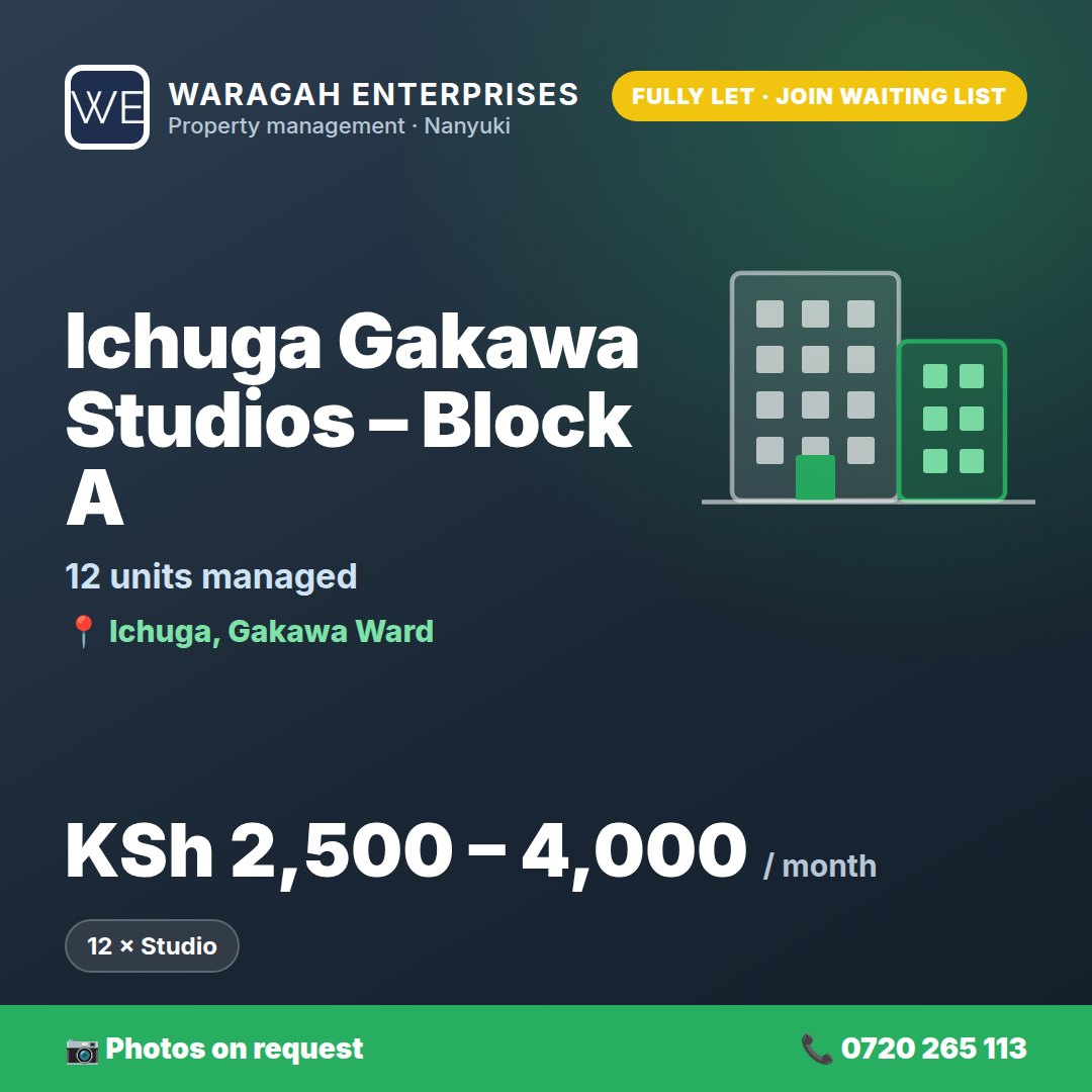 Ichuga Gakawa Studios – Block A (Ichuga, Gakawa Ward) – Managed Rentals