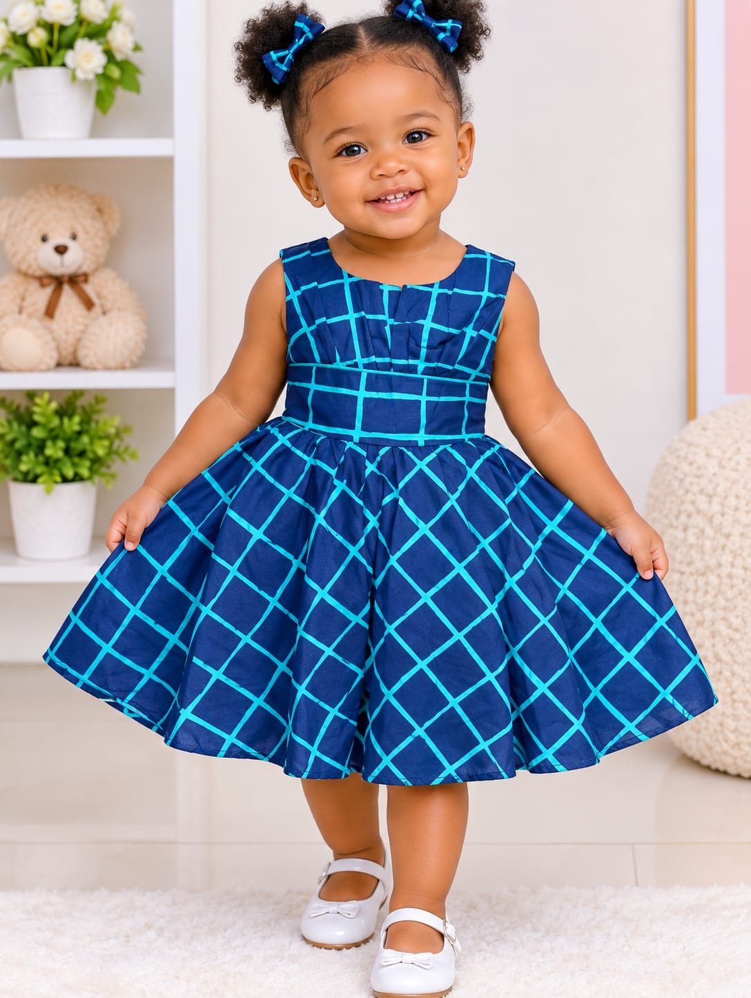 Toddler Girls' Cotton Dress, Size 18–20 (8 Designs)