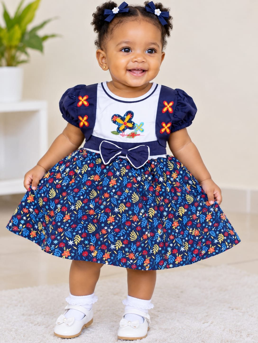 Toddler Girls' Cotton Dress, Size 18–20 (8 Designs)
