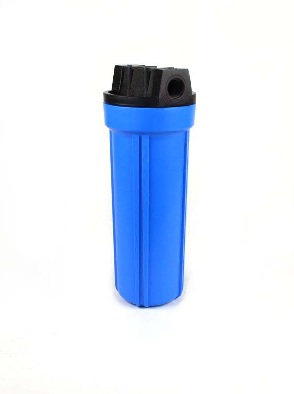 Standard/Slimline Blue Plastic Filter Housings 10″